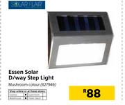 Solar Flair Essen Solar D/Way Step Light In Mushroom Colour