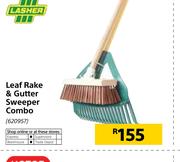 Lasher Leaf Rake & Gutter Sweeper Combo