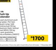 Builders 6m Push Up Extender