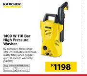 Karcher 1400W 110 Bar High Pressure Washer
