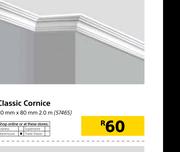 Classic Cornice 2.0m-80mm x 80mm