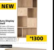 Home & Kitchen Buru Display Shelf-127mm x 172mm x 1652mm