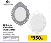 Design House 720mm Victorian Oval Mirror-Each