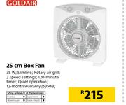 Goldair 25cm Box Fan