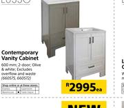 Lusso Contemporary Vanity Cabinet-Each