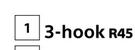 Home & Kitchen 3-Hook