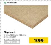 PG Bision Chipboard-16mm X 1830mm X 2750mm