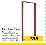 Steel Door Frame 115mm X 813mm X 2032mm