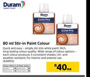 Duram 80ml Stir-In Paint Colour-Each