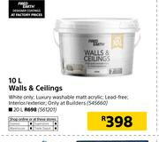 Fired Earth 10L Walls & Ceilings