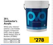 20L Contractor's Acrylic 