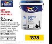 Dulux 10Ltr Acrylic PVA