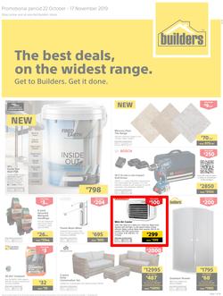 Builders WC & PE : The Best Deals On The Widest Range (22 Oct - 17 Nov 2019), page 1