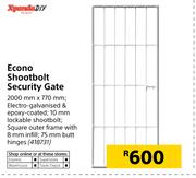 Xpanda Diy Econo Shootbolt Security Gate-2000mm x 770mm