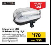 Light Worx Intergrated LED Bulkhead Utility Light