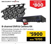 Securitymate 8 Channel DVR & Camera Kit