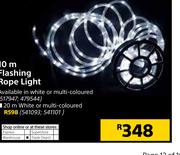 10m Flashing Rope Light