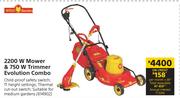 Wolf Garden 2200W Mower & 750W Trimmer Evolution Combo