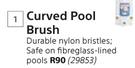 HTH Curved Pool Brush