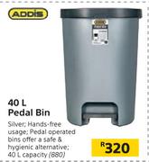 Addis 40Ltr Pedal Bin