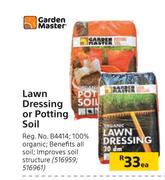 Garden Master Lawn Dressing Or Potting Soil-Each