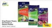 Protek 9kg Flower Power Gro Green Or Gwano Pellets-Each