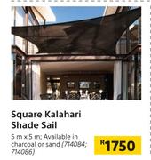 Square Kalahari Shade Sail 5m x 5m