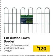 1m Jumbo Lawn Border (Green)