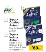 Pro Tek 2 Pack Indoor Antrap-Each