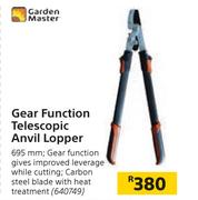 Garden Master Gear Function Telescopic Anvil Lopper