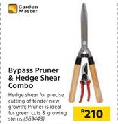 Garden Master Bypass Pruner & Hedge Shear Combo