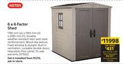 Keter 6 x 6 Factor Shed