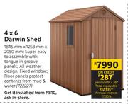 Keter 4 x 6 Darwin Shed