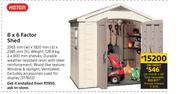 Keter 8 x 6 Factor Shed