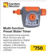 Garden Master Multi Function Preset Water Timer