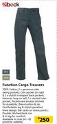 Beck Function Cargo Trousers