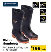 Bata Industries Rhino Gumboots-Per Pair