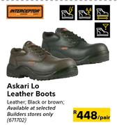 Interceptor Askari Lo Leather Boots-Per Pair