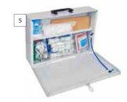 Levtrade First Aid Kits Metal Box-Office Use