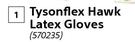 Tysonflex Hawk Latex Gloves-Per Pair