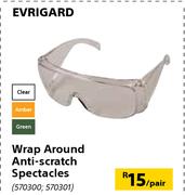 Evrigard Wrap Around Anti-Scratch Spectacles-Per Pair