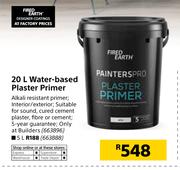 Fired Earth 20Ltr Water Based Plaster Primer