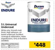 Duram Endure 5Ltr Universal Undercoat