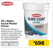 Plascon 20Ltr Water Based Plaster Primer