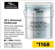 Fired Earth 20Ltr Universal Undercoat