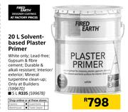 Fired Earth 5Ltr Solvent Based Plaster Primer