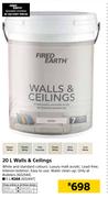 Fired Earth 5Ltr Walls & Ceilings