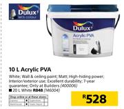 Dulux 20Ltr White Acrylic PVA