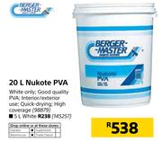 Berger Master 5Ltr White Nukote PVA