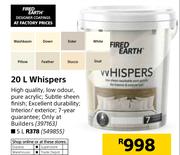 Fired Earth 5Ltr Whispers